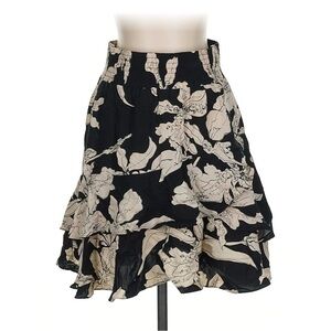 Cabi Isabel floral tiered pull on mini skirt 0211
